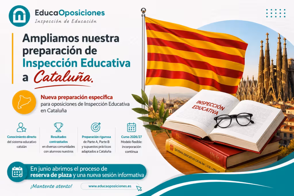 Oposiciones Inspección Educativa Cataluña EducaOposiciones 2026/27