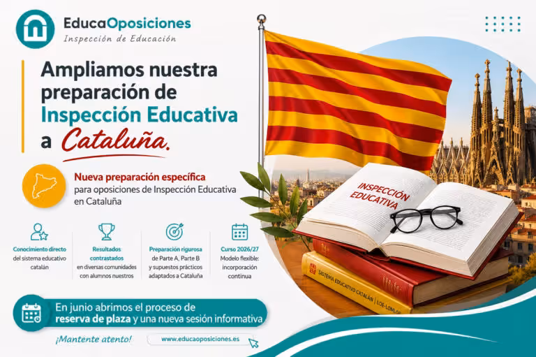 Oposiciones Inspección Educativa Cataluña EducaOposiciones 2026/27