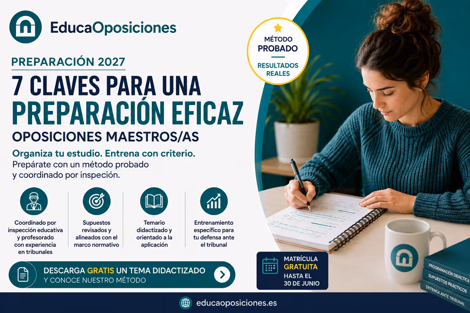 Preparación de oposiciones al cuerpo de maestros 2027 en EducaOposiciones